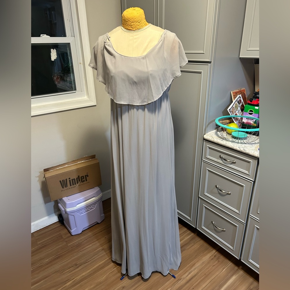 Show Me Your Mumu Grey Maxi Dress Size Medium